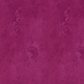 Grunge Damask fuchsia