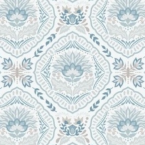 Vera Damask - Frost Steel RS