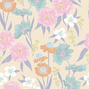 Whitney Floral Pastel