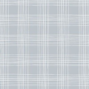 White thin grid on light blue