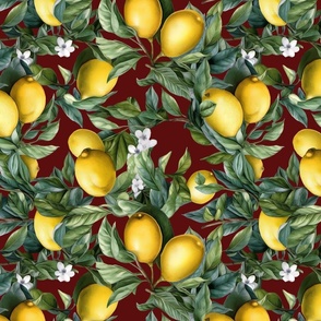Lemon Pattern 9 red 2