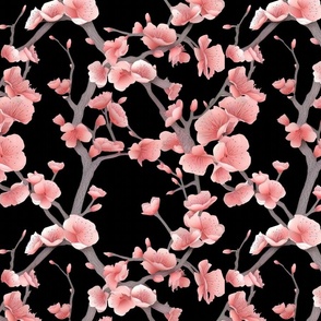Sakura Pattern 21 black