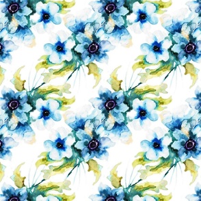 Blue flowers