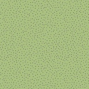 Scattered painted dots on Celadon green small scale 4 x 4