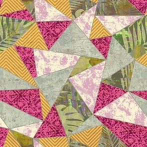 Pattern clash tropical vibe