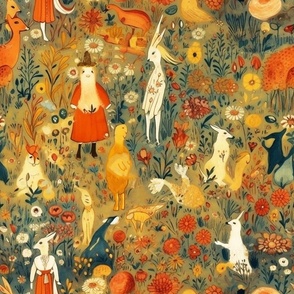 Odilon inspired animal party