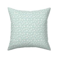 Clara Ditsy Floral seafoam - small