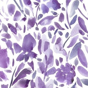 Irene Floral purple-white large