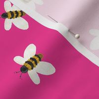 rotated hot pink ophelia bees