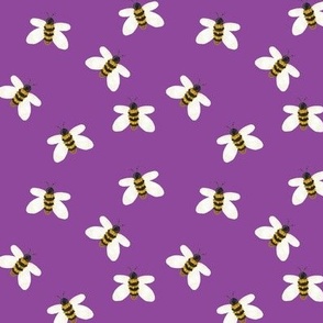small purple ophelia bees