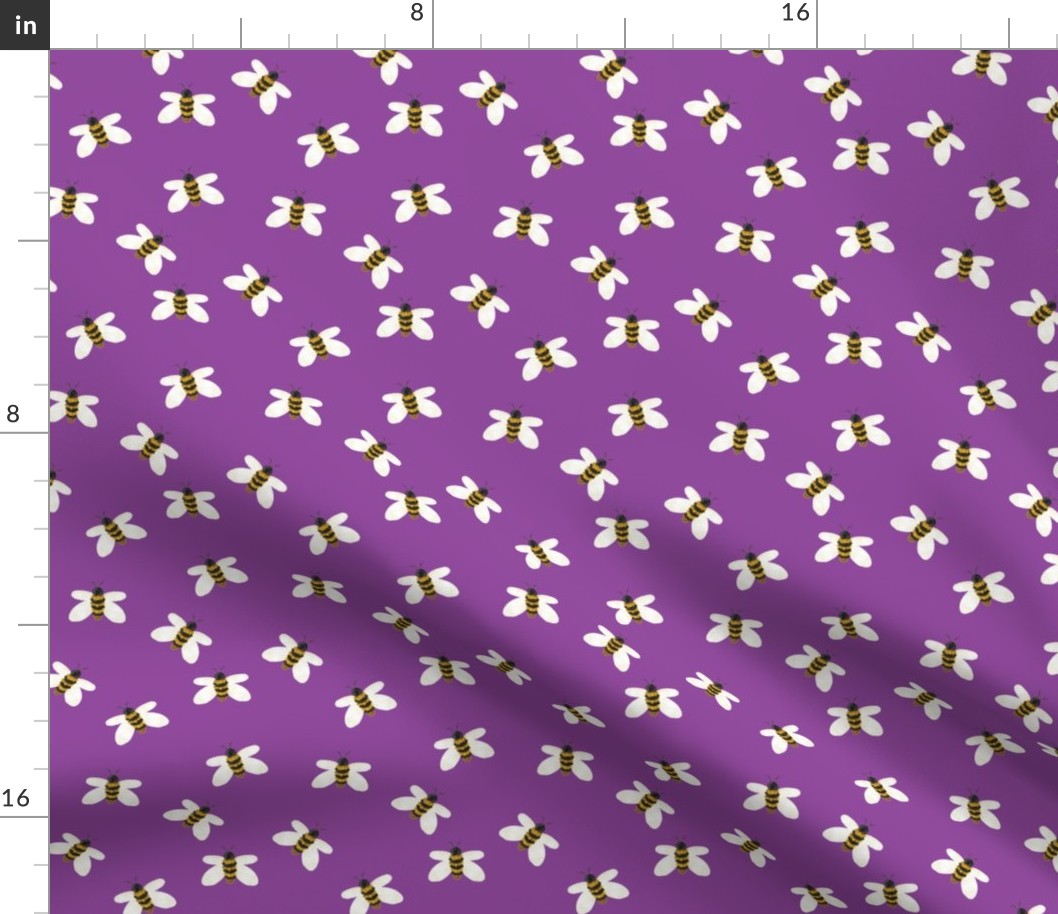 small purple ophelia bees