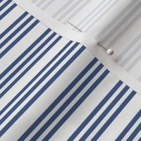 Denim Blue Bandy Stripe: Dark Blue Horizontal Stripe