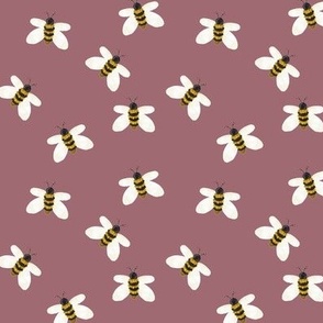 small dusty rose ophelia bees