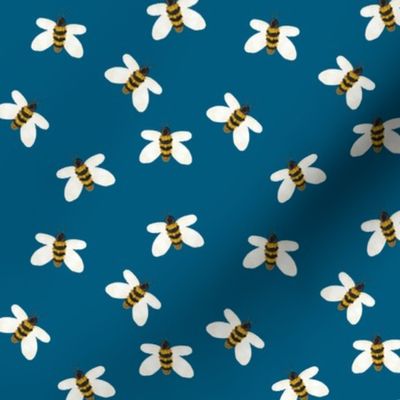 small teal ophelia bees