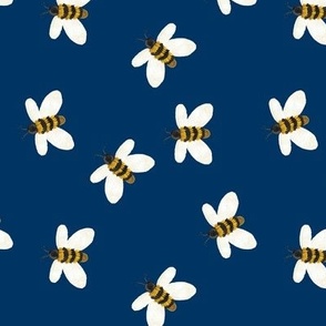 rotated navy ophelia bees