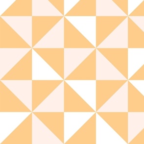 70's Pinwheel - Yellow Pink White