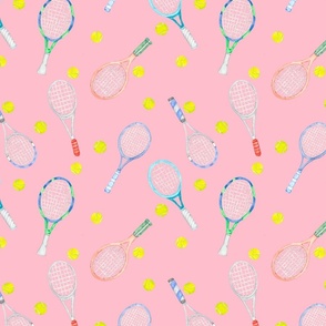 Tennis racquets pink 