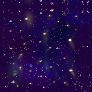 Space,galaxy and stars.Starry night.Starfall 
