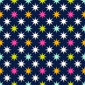 many colorful stars 
