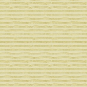 Hand drawn multi line stripe pattern in ochre yellow on a beige background with vintage linen texture