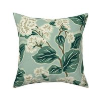Retro Floral - Large - Green