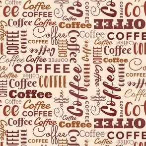 Coffee Words Pattern