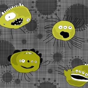 Germs! Creepy, crawly germs - eeeew!