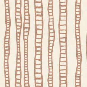 organic vertical stripes - mud cloth ladders - neutral - LAD23