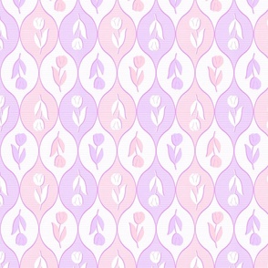 pink purple tulips