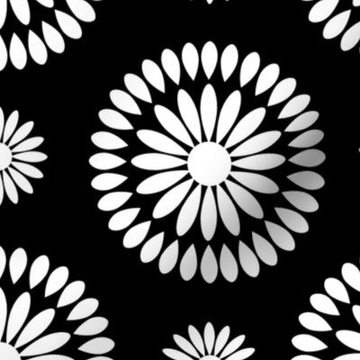 White Petals on Black by Cheerful Madness!!