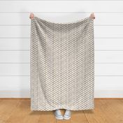 white polka dots on distressed beige/brown texture
