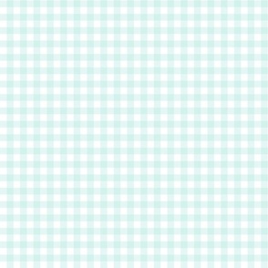 Mint small checkered