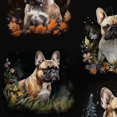 Tan Frenchie Seasons