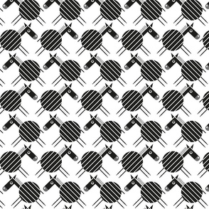 (M) Goemetric zebras stripes and dots
