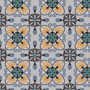 Turkish tiles Yellow