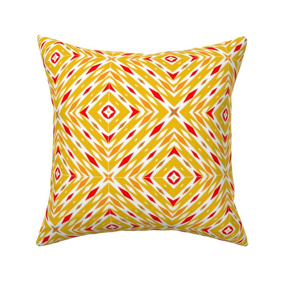 Zigzag mosaic cream yellow