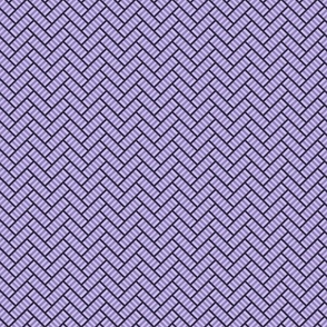 Striped Herringbone Lavender