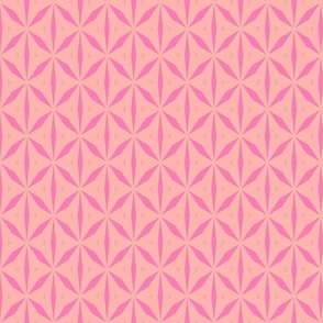 pink tonal triangle hexagon
