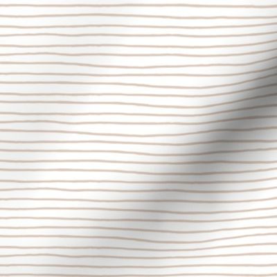 Beige Stripe – Neutral Striped Fabric, half-scale