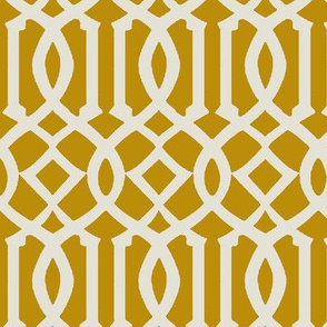 Imperial Trellis-Mustard