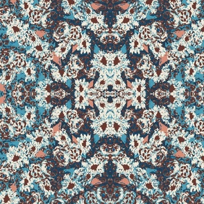 Van Gogh Flowers Pattern Clash