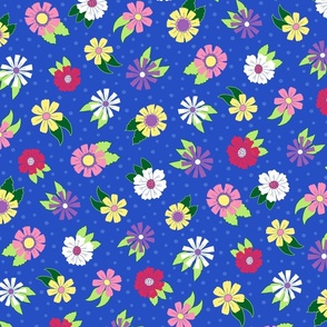 Floral Friends 20x20 - wonderful for dresses, tops, and home decor!