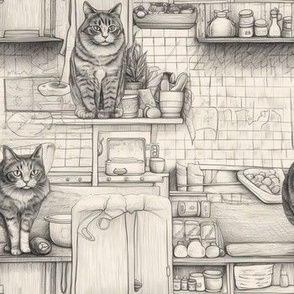 Cat in the Kitchen