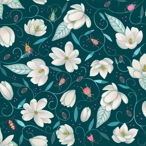 Magnolias and Beetles