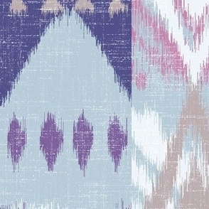 large pattern clash ikat