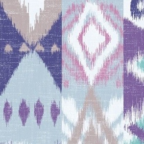 medium pattern clash ikat