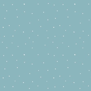 Blue & White Hand Drawn Dots, White Polka Dots, Blender Pattern, Playful Pattern, Blue Polka Dots, Hand Drawn Design, Gender Neutral Fabric