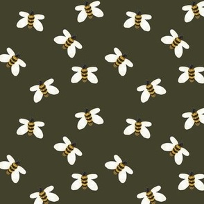 small olive ophelia bees