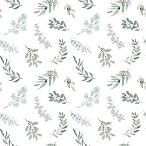 extra small Eucalyptus fabric and wallpaper by Erin Kendal NEW Edition 1 Spaced out