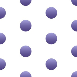 Purple Ombre Polka Dots- Large Print